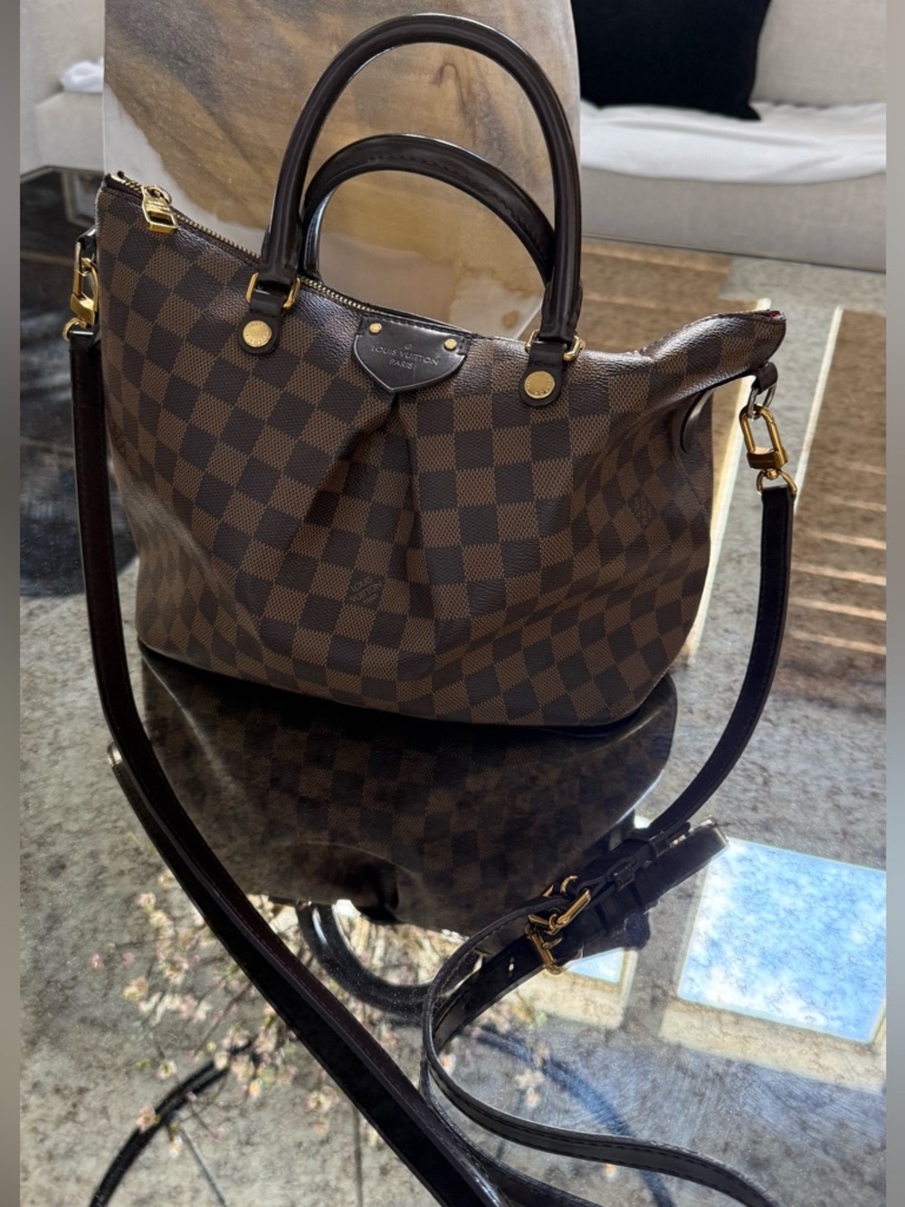 Louis Vuitton Damier Ebene Siena MM